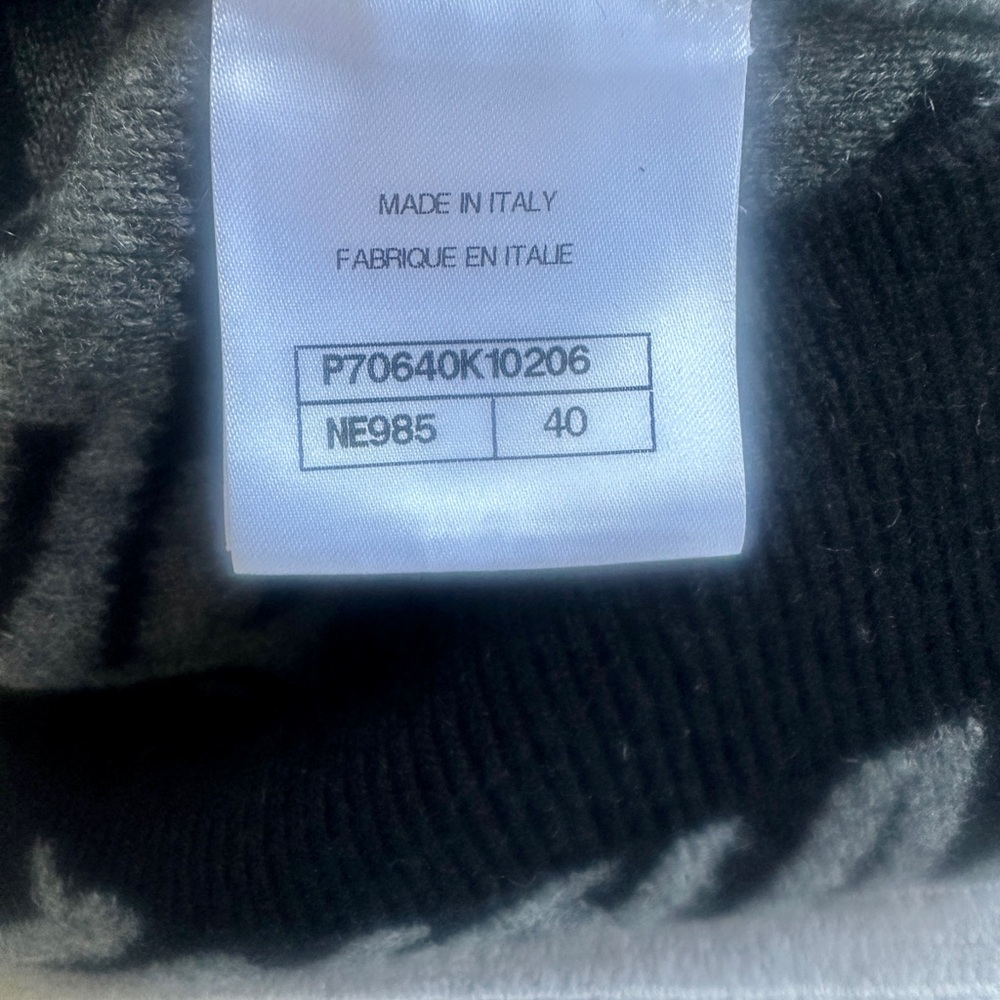 CHANEL Black and Gray Logo Hooded Jacket - Picture 8 of 8